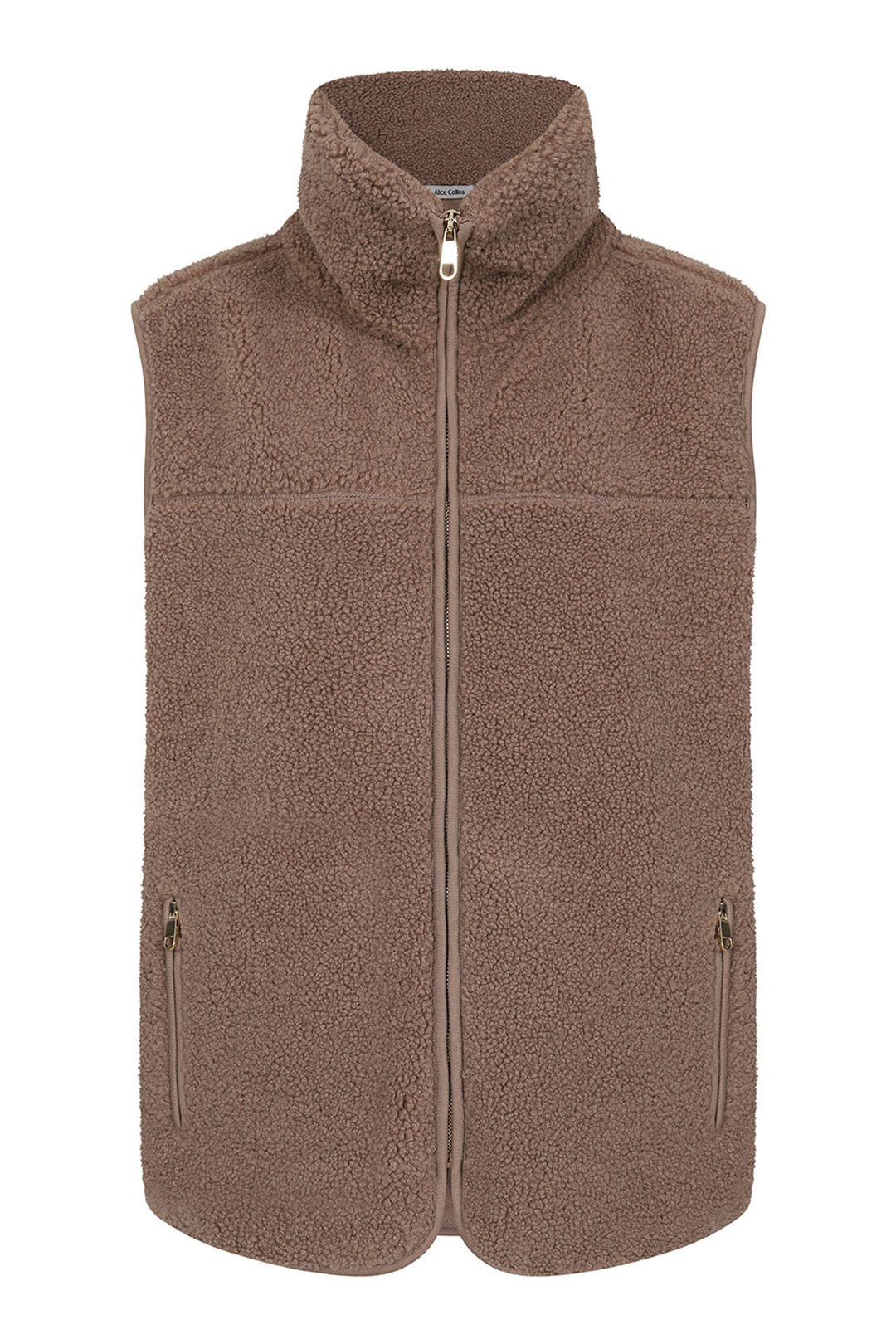 Alice Collins Leah Boucle Gilet Dove 033A010 - Shirley Allum Boutique