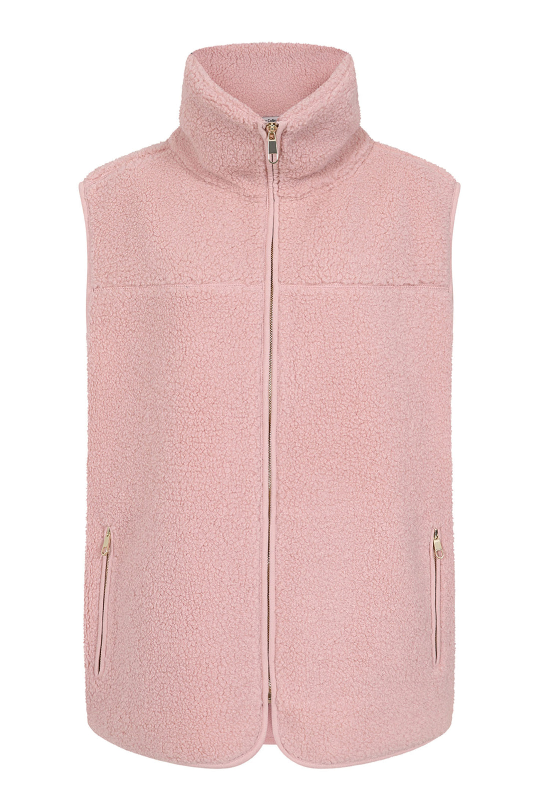 Alice Collins Leah Boucle Gilet Shell Pink 033A010 - Shirley Allum Boutique