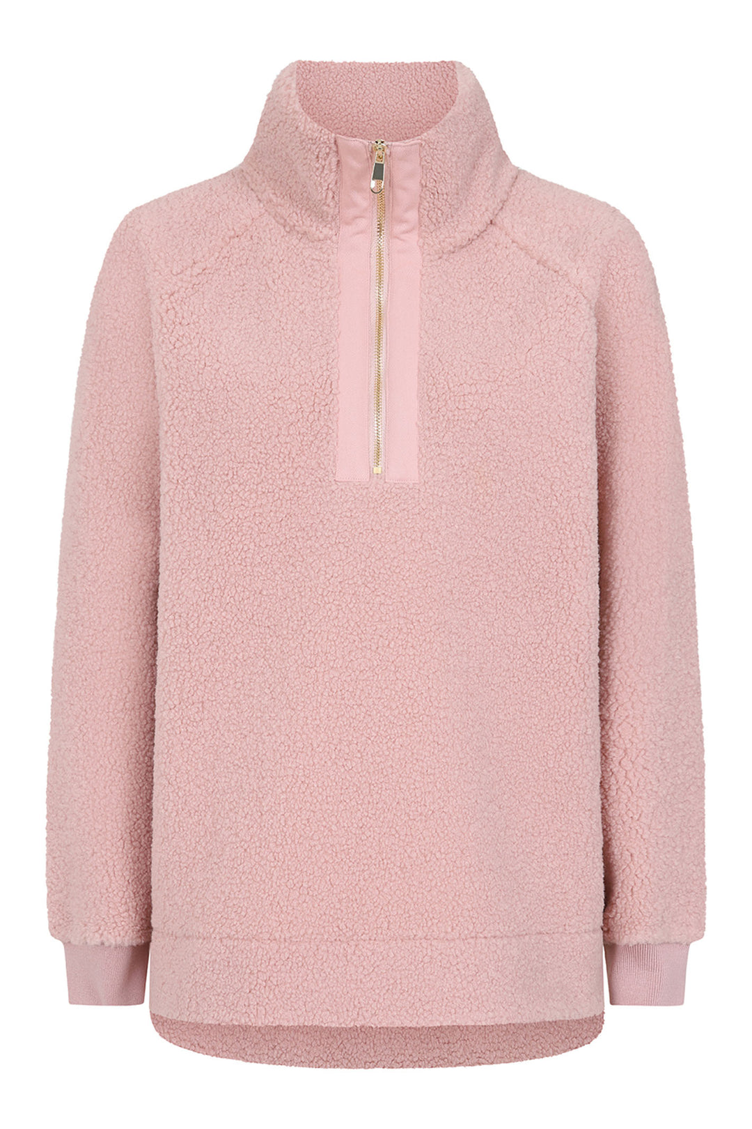 Alice Collins Leah Boucle Sweatshirt Shell Pink 033A008 - Shirley Allum Boutique