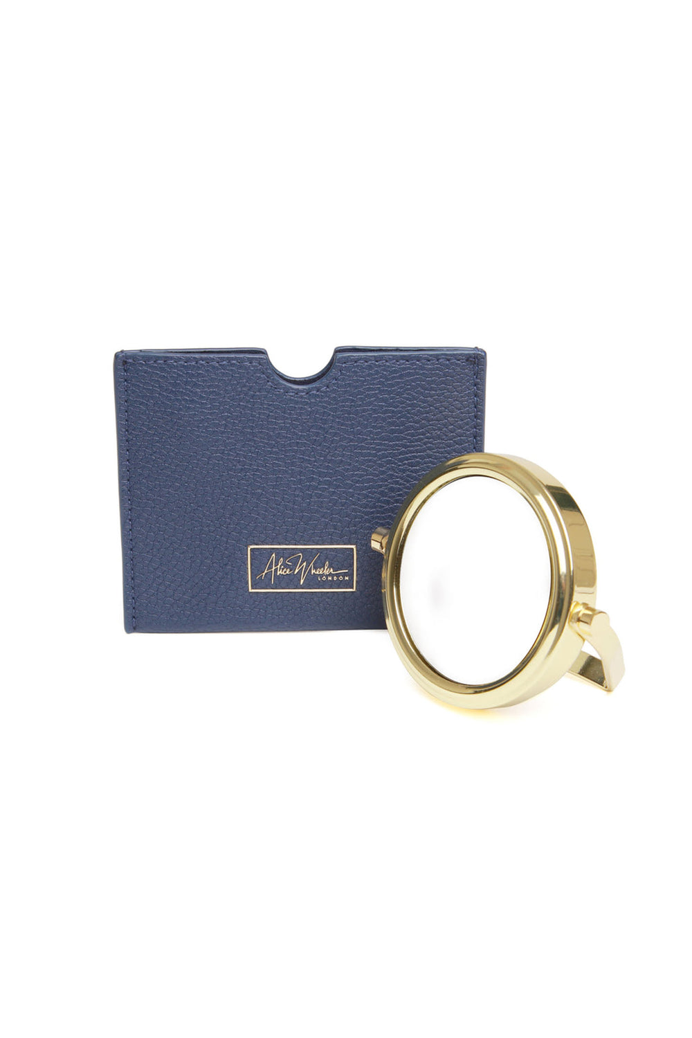 Alice Wheeler AW5928 Navy Mirror and Pouch - Shirley Allum Boutique