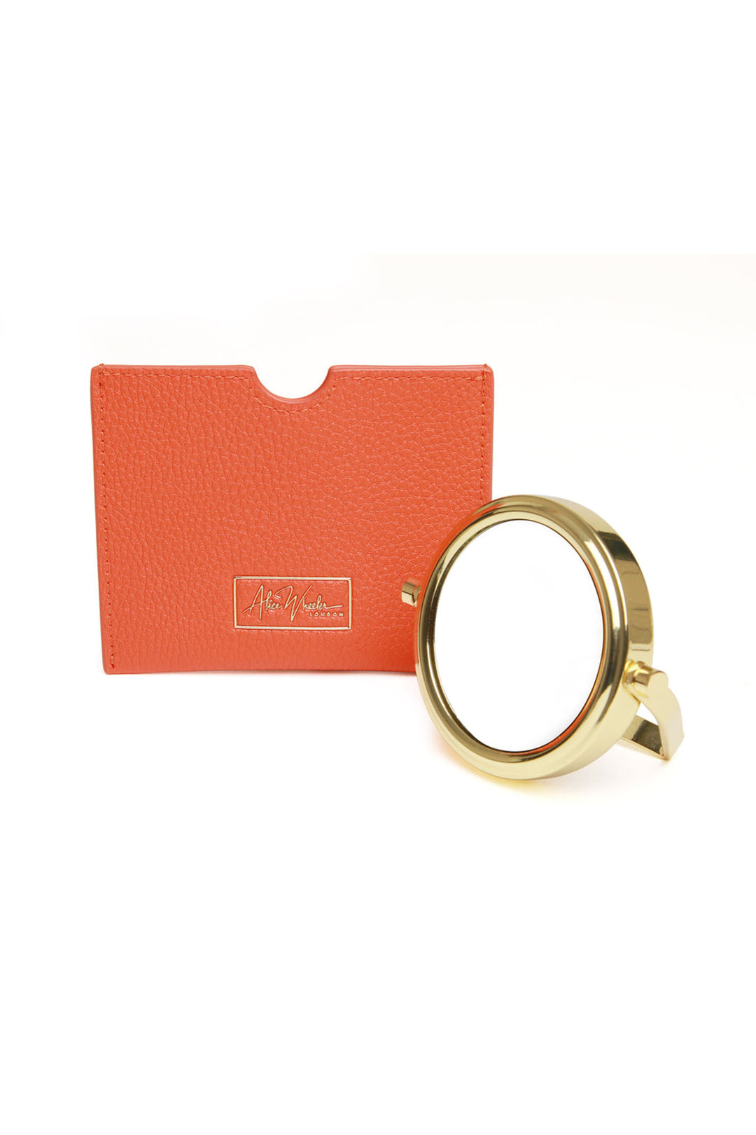 Alice Wheeler AW5930 Orange Mirror and Pouch - Shirley Allum Boutique