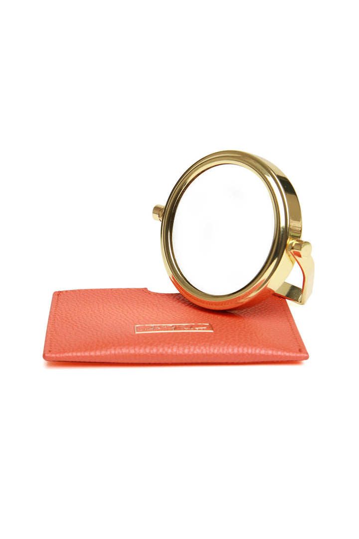 Alice Wheeler AW5930 Orange Mirror and Pouch - Shirley Allum Boutique