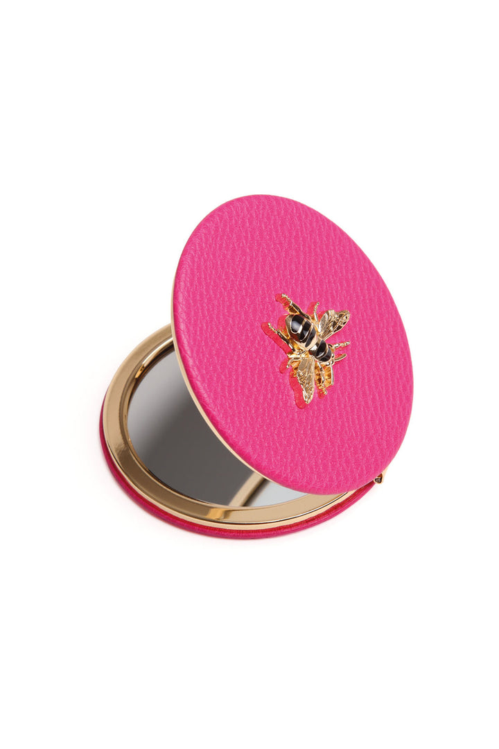 Alice Wheeler Mirror Hot Pink Round Compact AW6056 - Shirley Allum Boutique