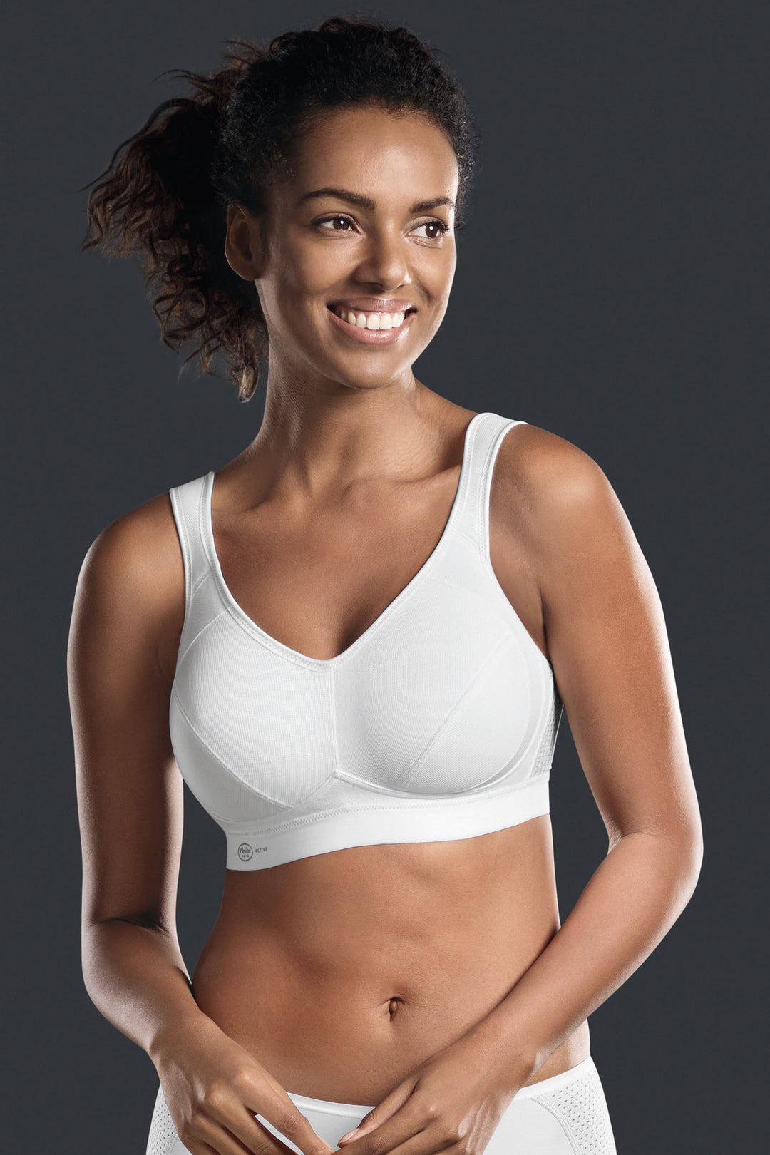 Anita 5527 006 Extreme Control White Sports Bra - Shirley Allum Boutique