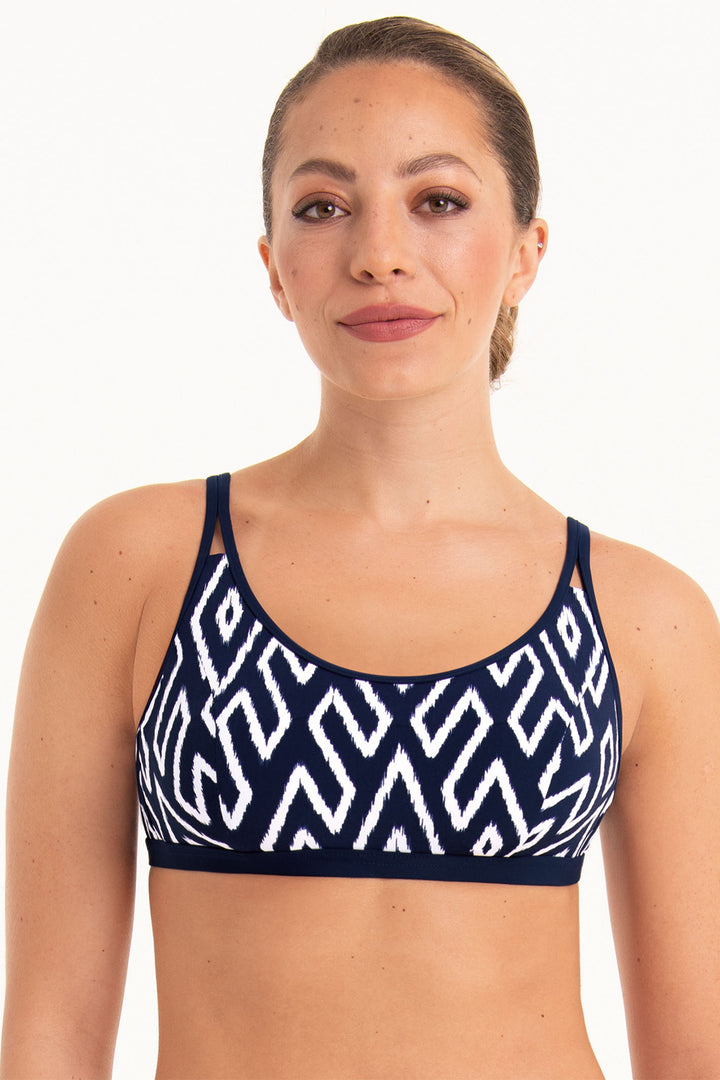 Anita Care Alia Bikini Top Dark Blue 6555-1 321 - Shirley Allum Boutique