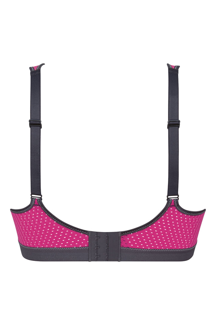 Anita Performance Sports Bra Moulded Pink Anthracite 5566 588 - Shirley Allum Boutique