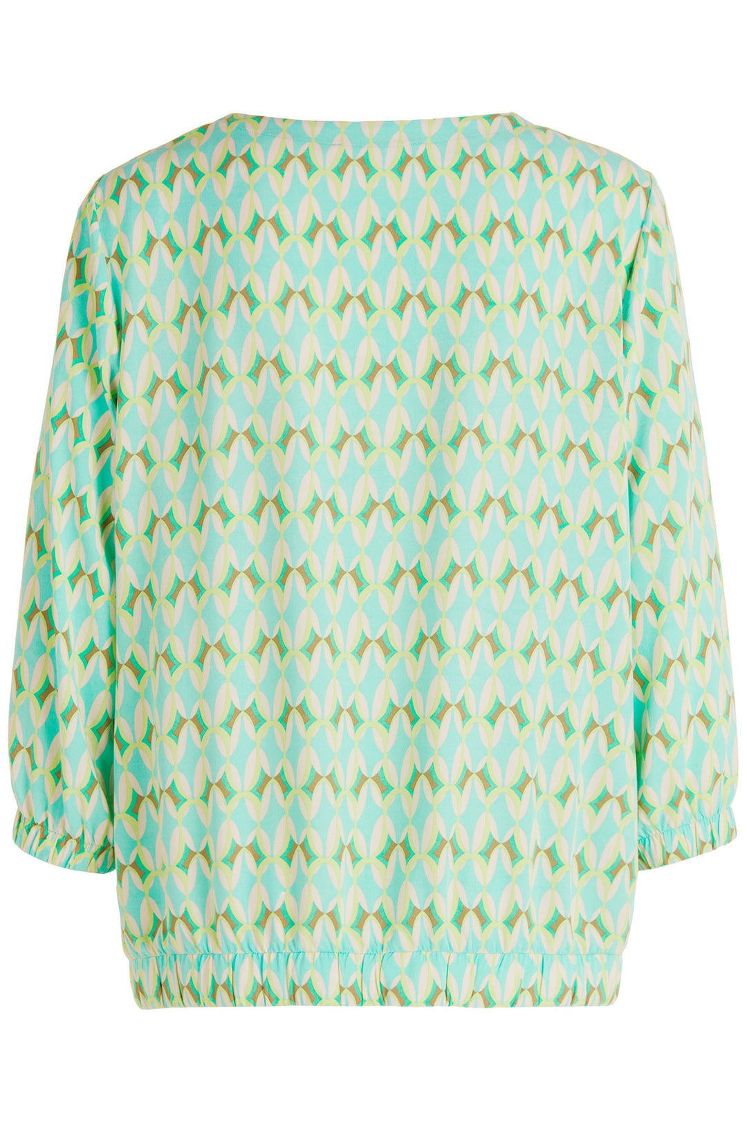 Betty Barclay Blouse Green Beige Print 88191125 5856