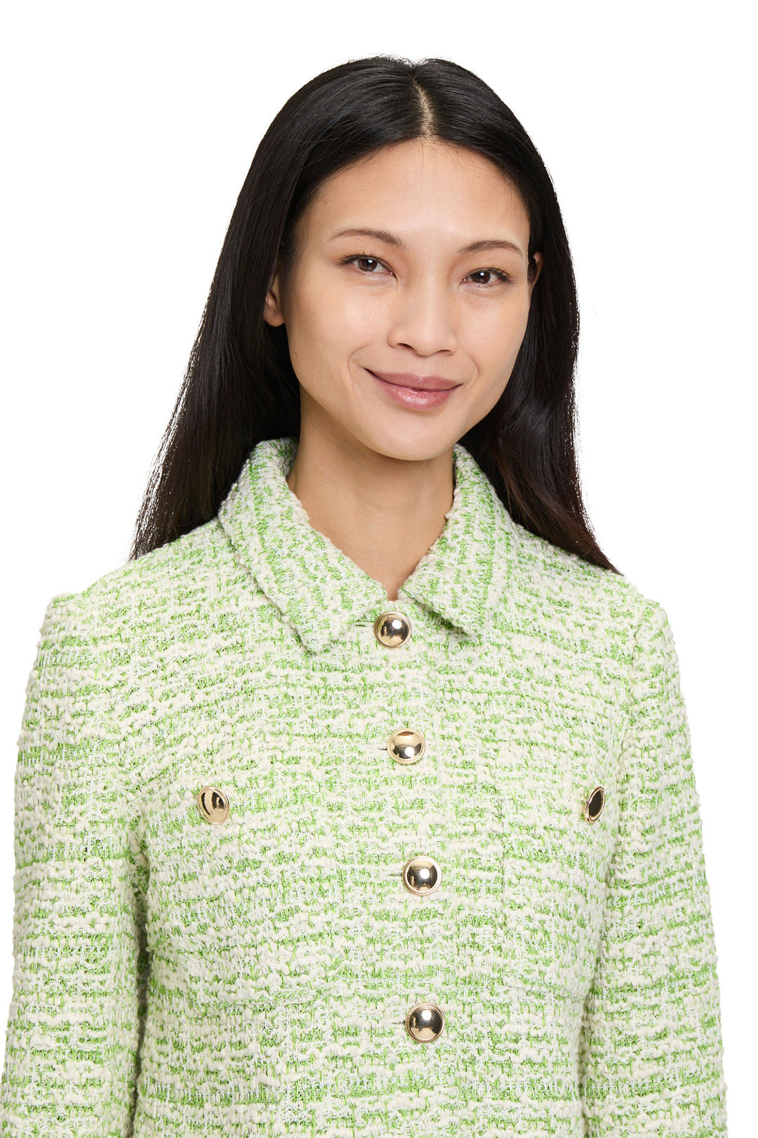 Betty Barclay Green Tweed Jacket 4521 1135 5811 - Shirley Allum Boutique