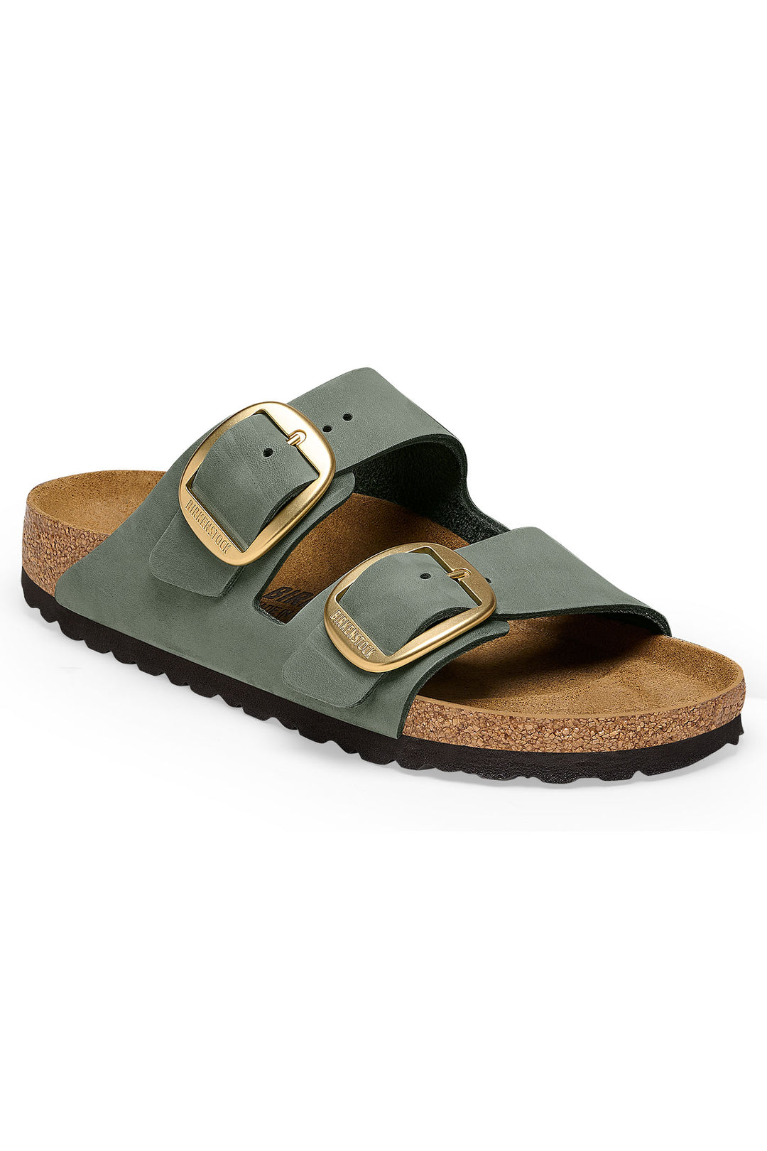 Birkenstock Arizona Big Buckle Sandal Thyme Leather Narrow Fit 1025367 - Shirley Allum Boutique