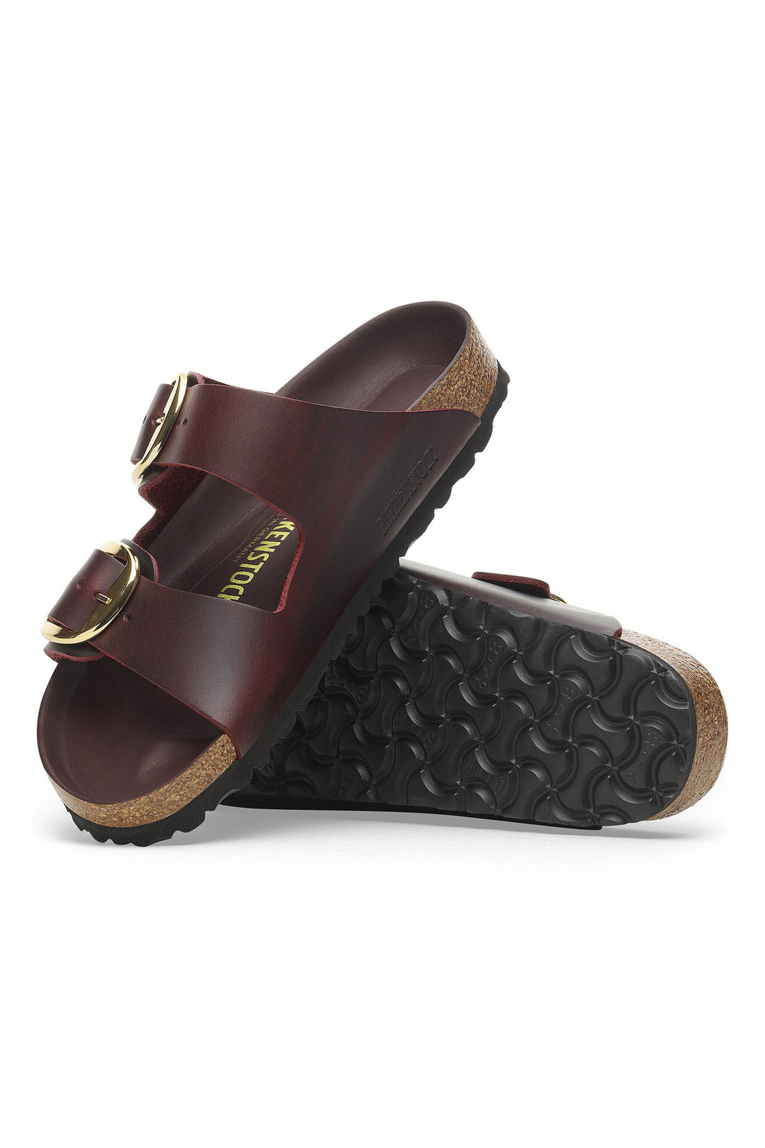 Birkenstock Arizona Big Buckle Sandal Zinfandel Red Leather Narrow Fit 1027988 - Shirley Allum Boutique