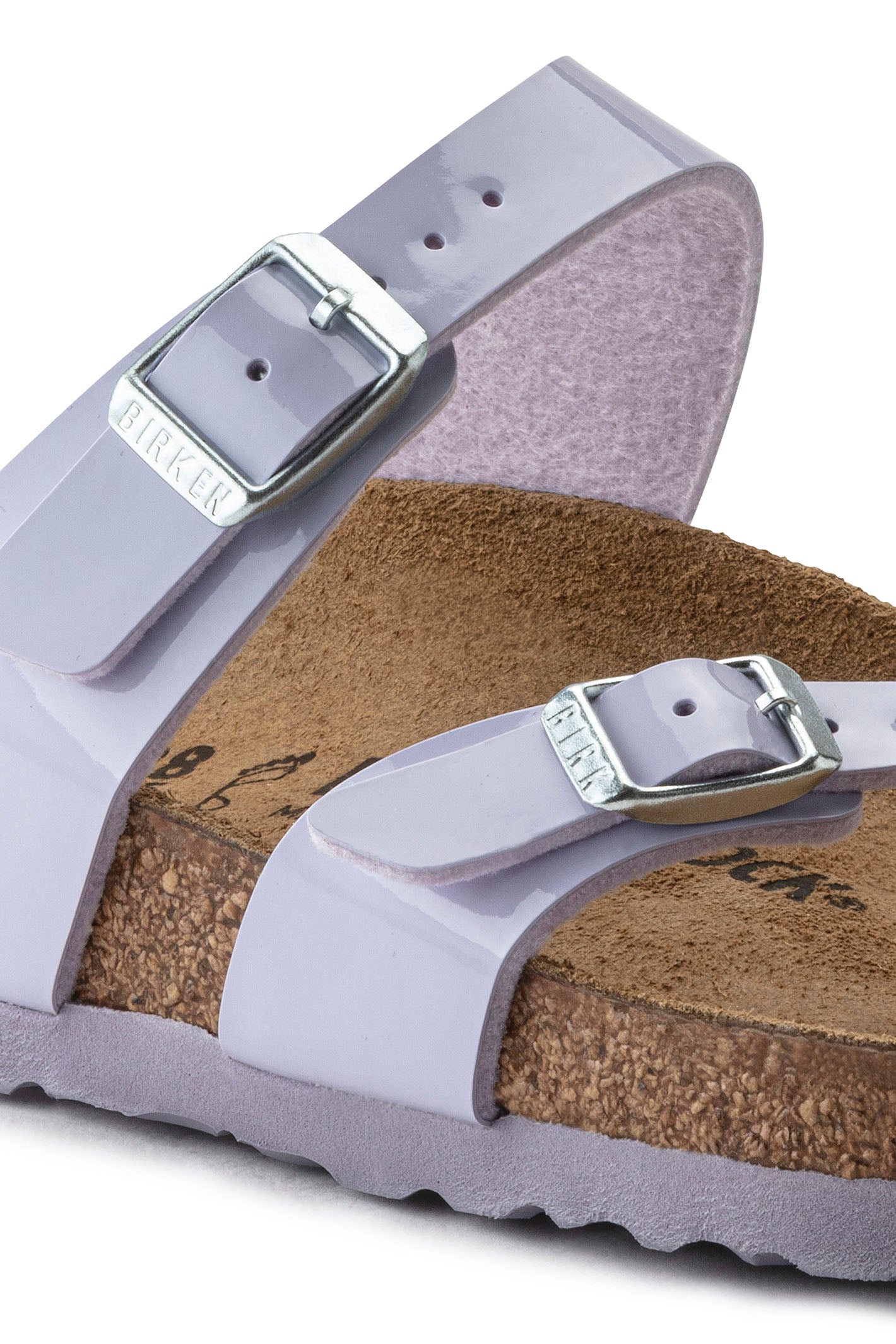 Birkenstock Mayari Metallic Stones Lilac Purple Sandals 38 cheapest US 7 New