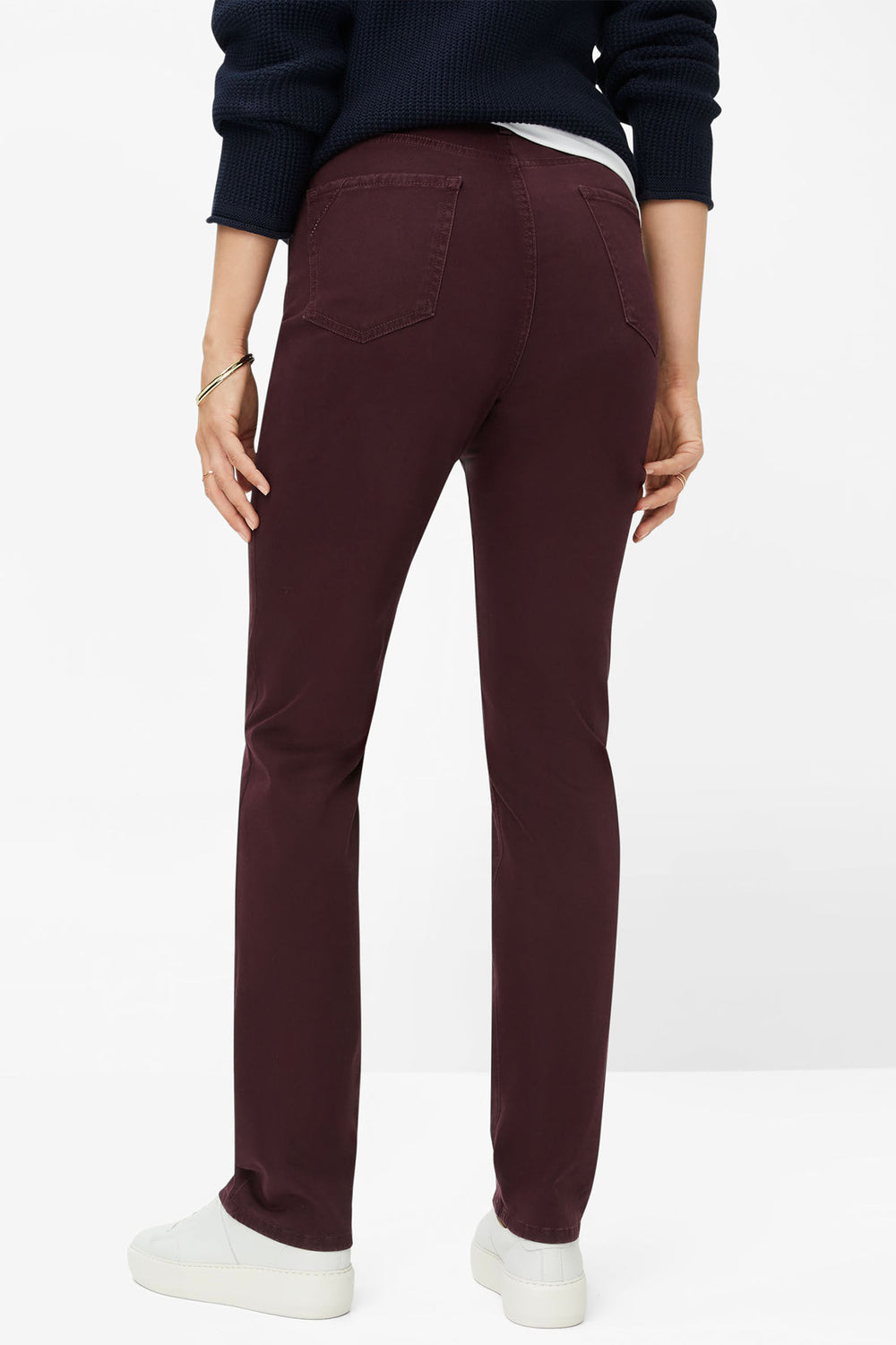 Brax Carola Jeans Berry Red Five Pocket Feminine Fit 71-1707 9928720 83 - Shirley Allum Boutique