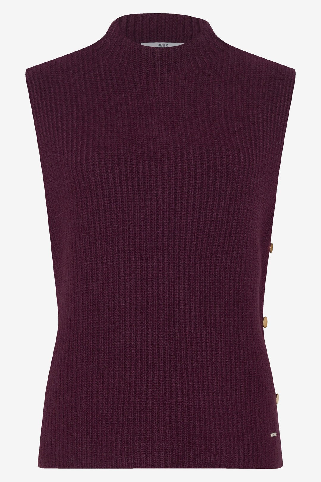 Brax Enie Jumper Vest Tanktop Berry Purple 354078 83 90175100 - Shirley Allum Boutique