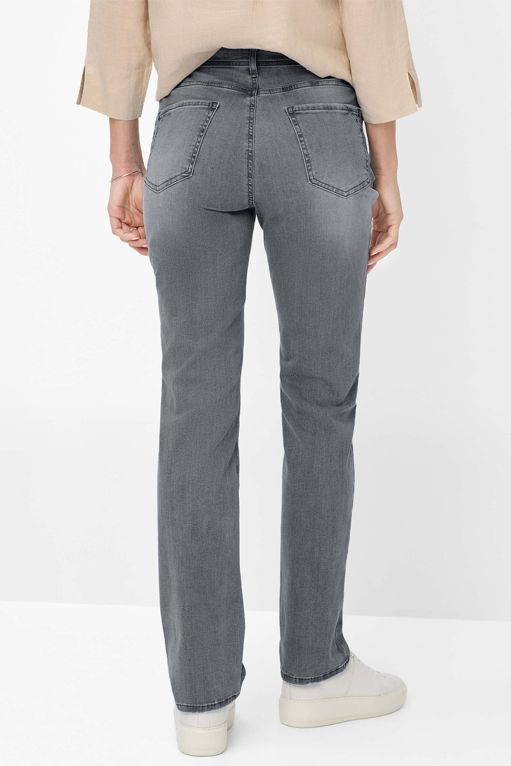 Brax Jeans Carola Grey 71-7008 08 9928720 - Shirley Allum Boutique