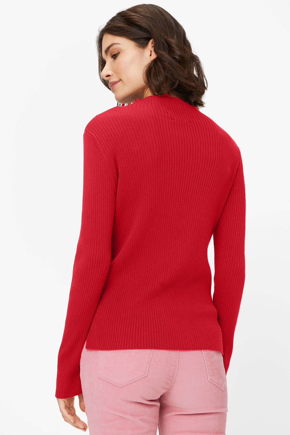 Brax Lynn Jumper Carmine Red 353108 42 90174100 - Shirley Allum Boutique