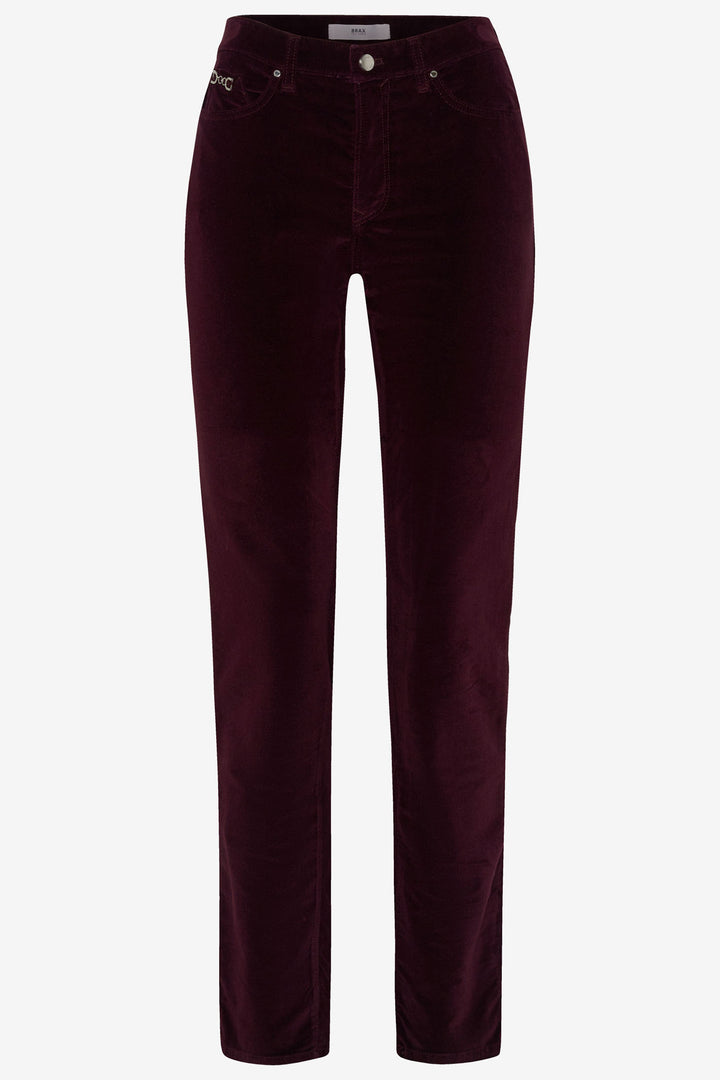 Brax Mary Jeans Berry Purple Velvet 751038 83 09188520 - Shirley Allum Boutique