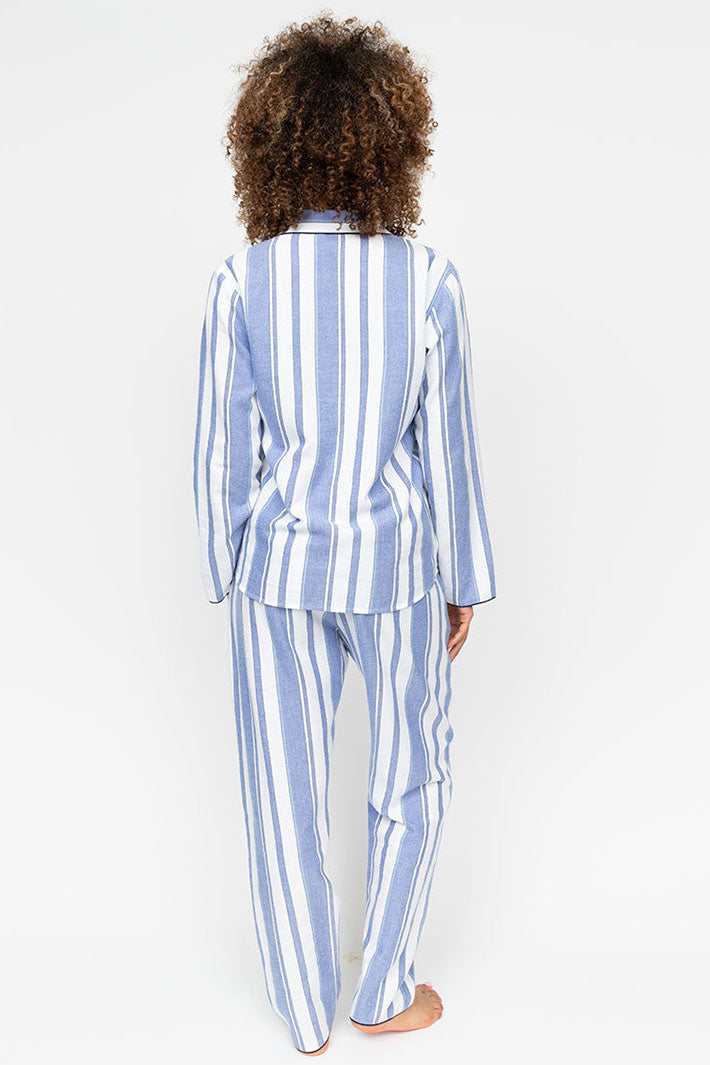 Cyberjammies Alpes Pyjama Bottoms Blue Stripe - Shirley Allum Boutique