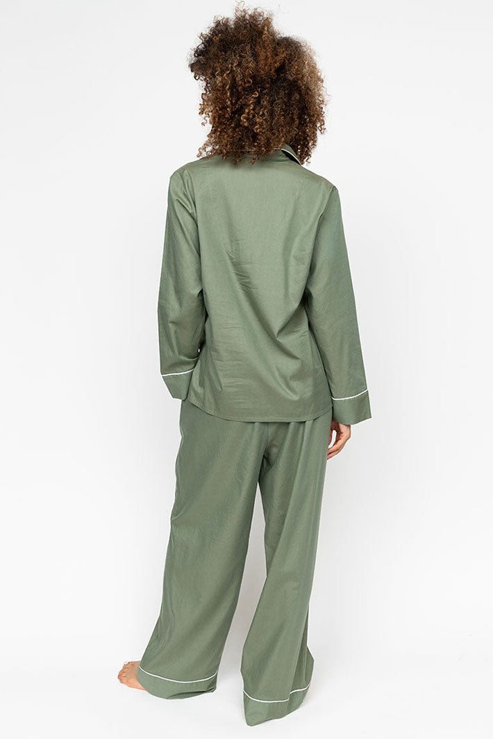 Cyberjammies Hotel Pyjamas Sage Green - Shirley Allum Boutique