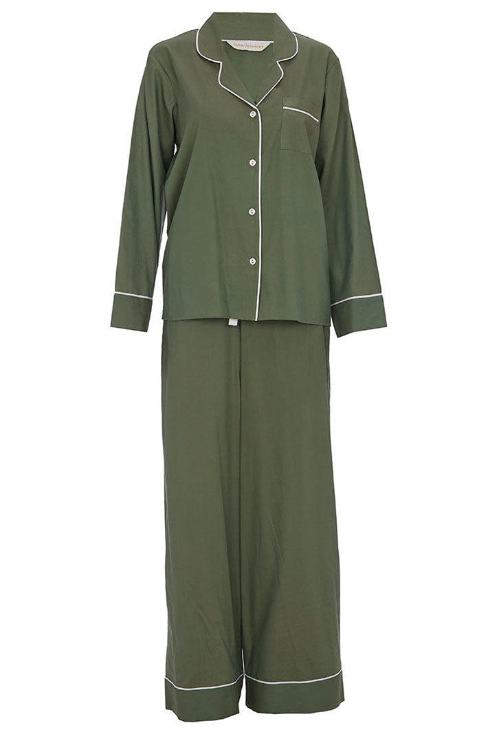 Cyberjammies Hotel Pyjamas Sage Green - Shirley Allum Boutique