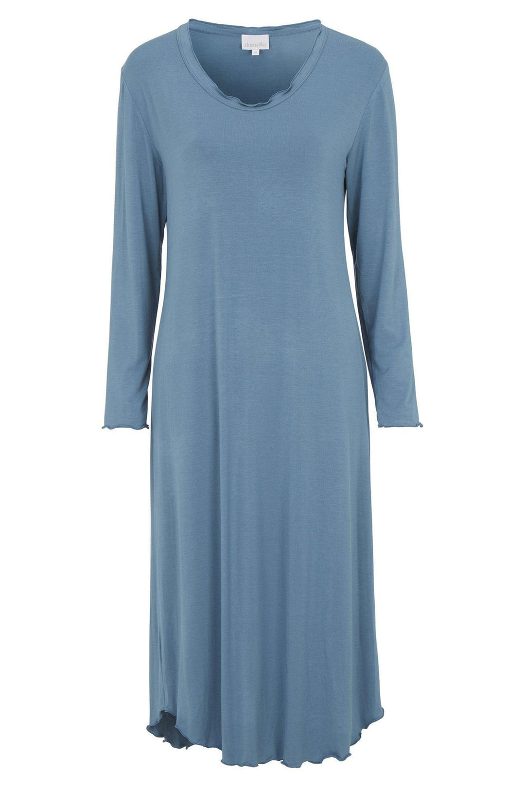 Damella 69504 280 Blue Long Sleeve Nightdress - Shirley Allum Boutique