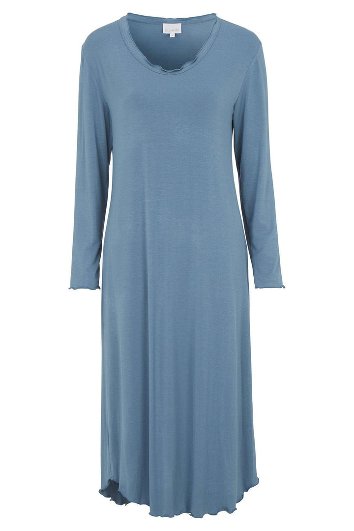 Damella 69504 280 Blue Long Sleeve Nightdress - Shirley Allum Boutique