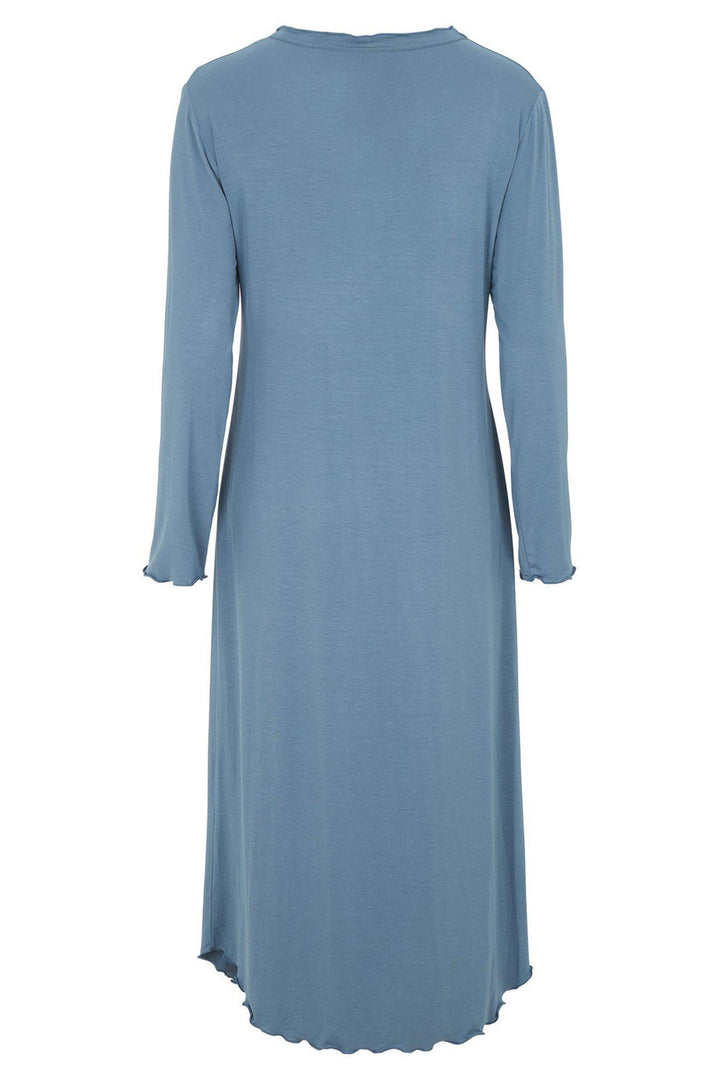 Damella 69504 280 Blue Long Sleeve Nightdress - Shirley Allum Boutique