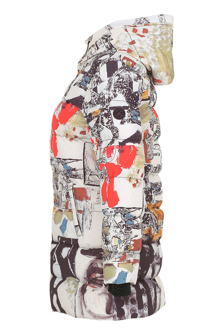 Dolcezza Coat Puffa Jean-Farncois Provost Simply Art Print 74860 - Shirley Allum Boutique