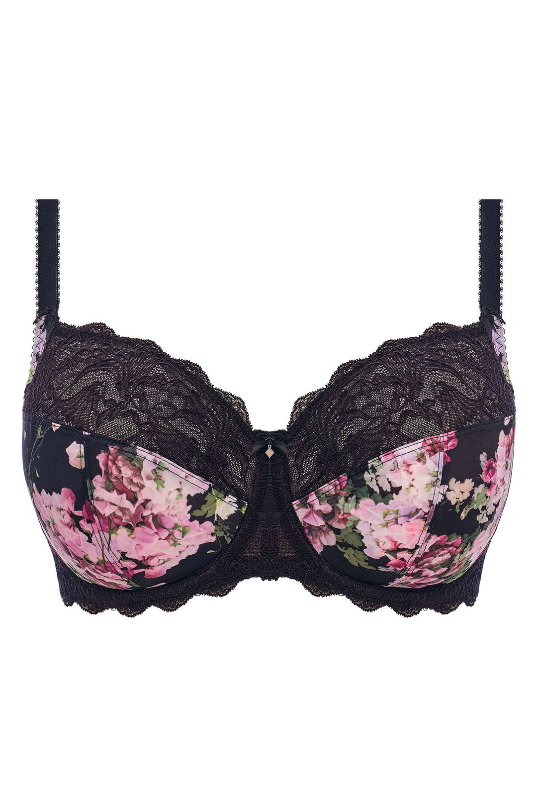 Fantasie FL101501SWA Lucia Sweet Pea Black Uw Side Support Bra - Shirley Allum Boutique