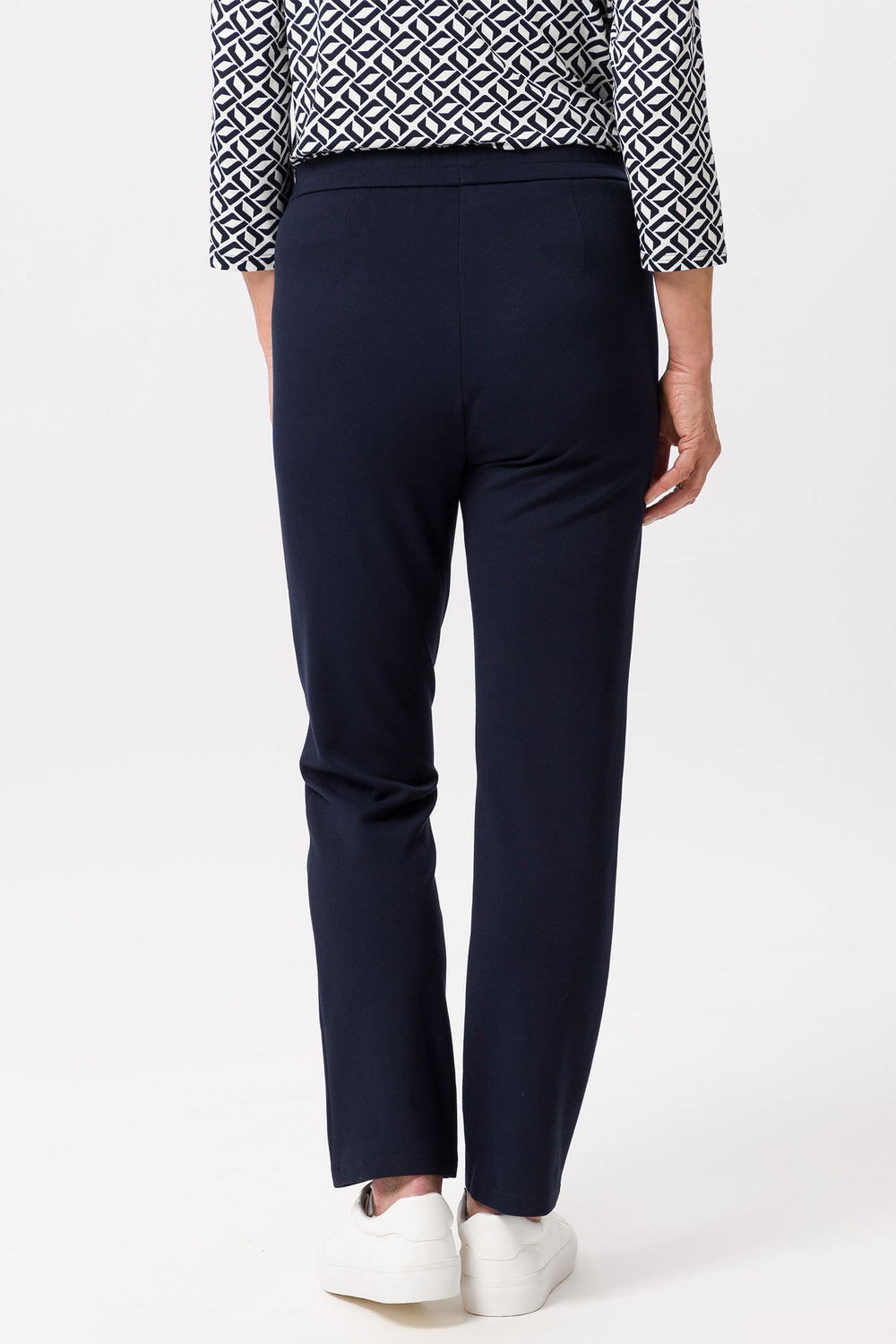 Frank Walder Mia Trousers Pull-On Ink Blue 724602 000-598 - Shirley Allum Boutique