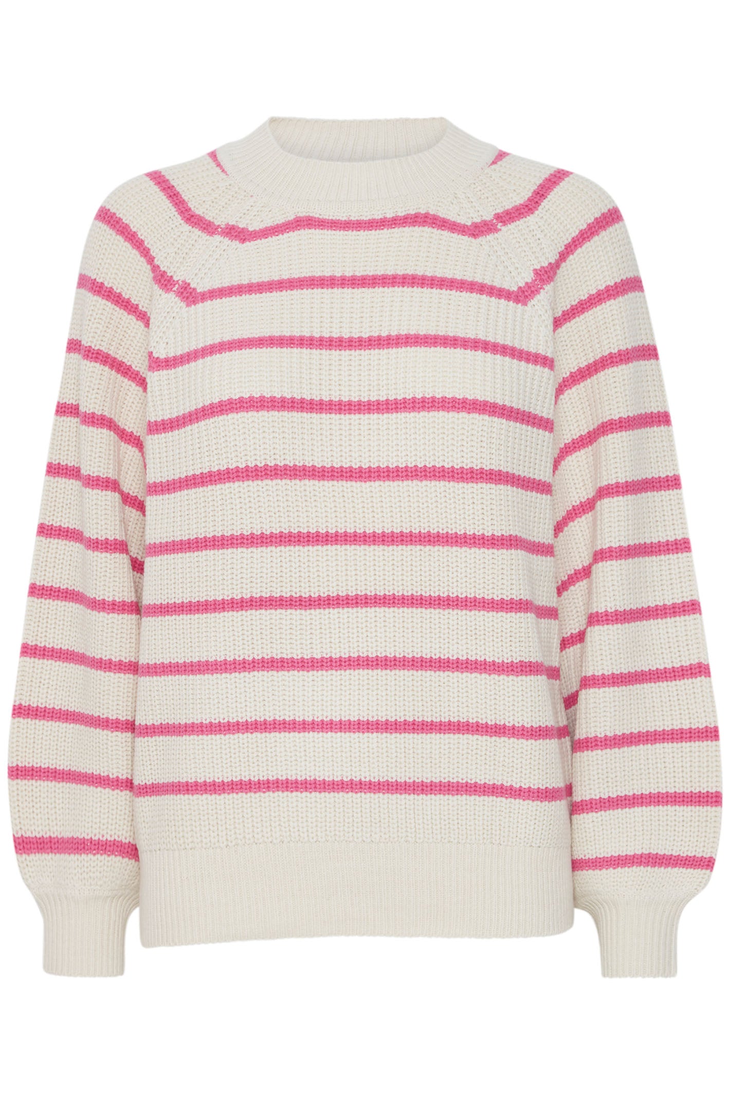 Pink rose striped sweater best sale