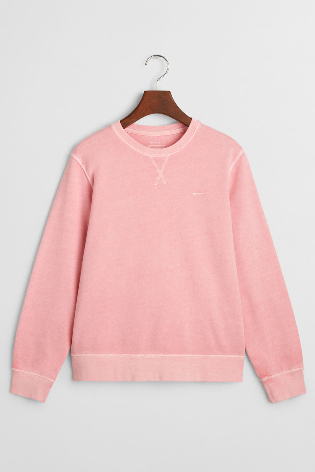 Gant Sweatshirt Crew Neck Sun Faded Geranium Pink 4200582 627 - Shirley Allum Boutique