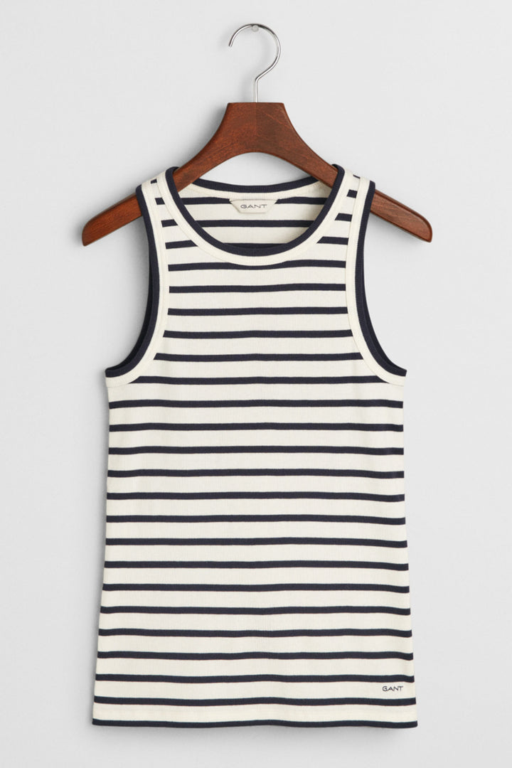 Gant Tank Top Striped Eggshell Cream 4200853 113 - Shirley Allum Boutique