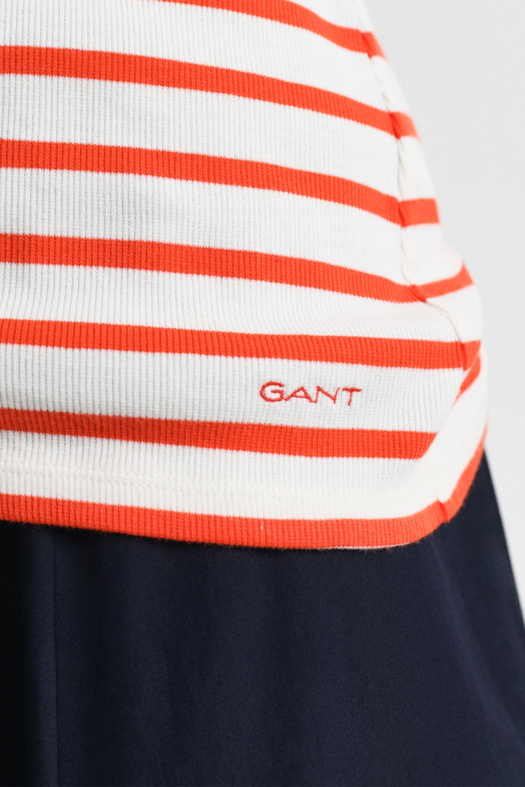 Gant Tank Top Striped Orange Red 4200853 651 - Shirley Allum Boutique