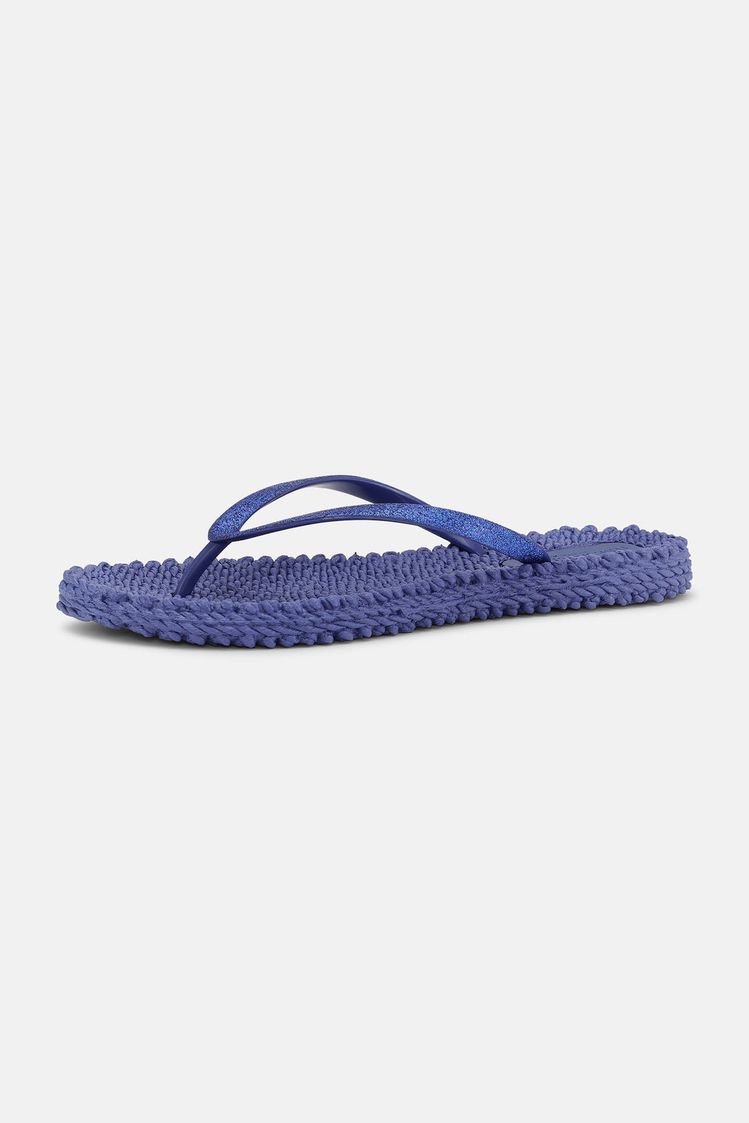 Ilse Jacobsen Cheerful 01 Flip Flop Sandal Blue Web Glitter 674 - Shirley Allum Boutique