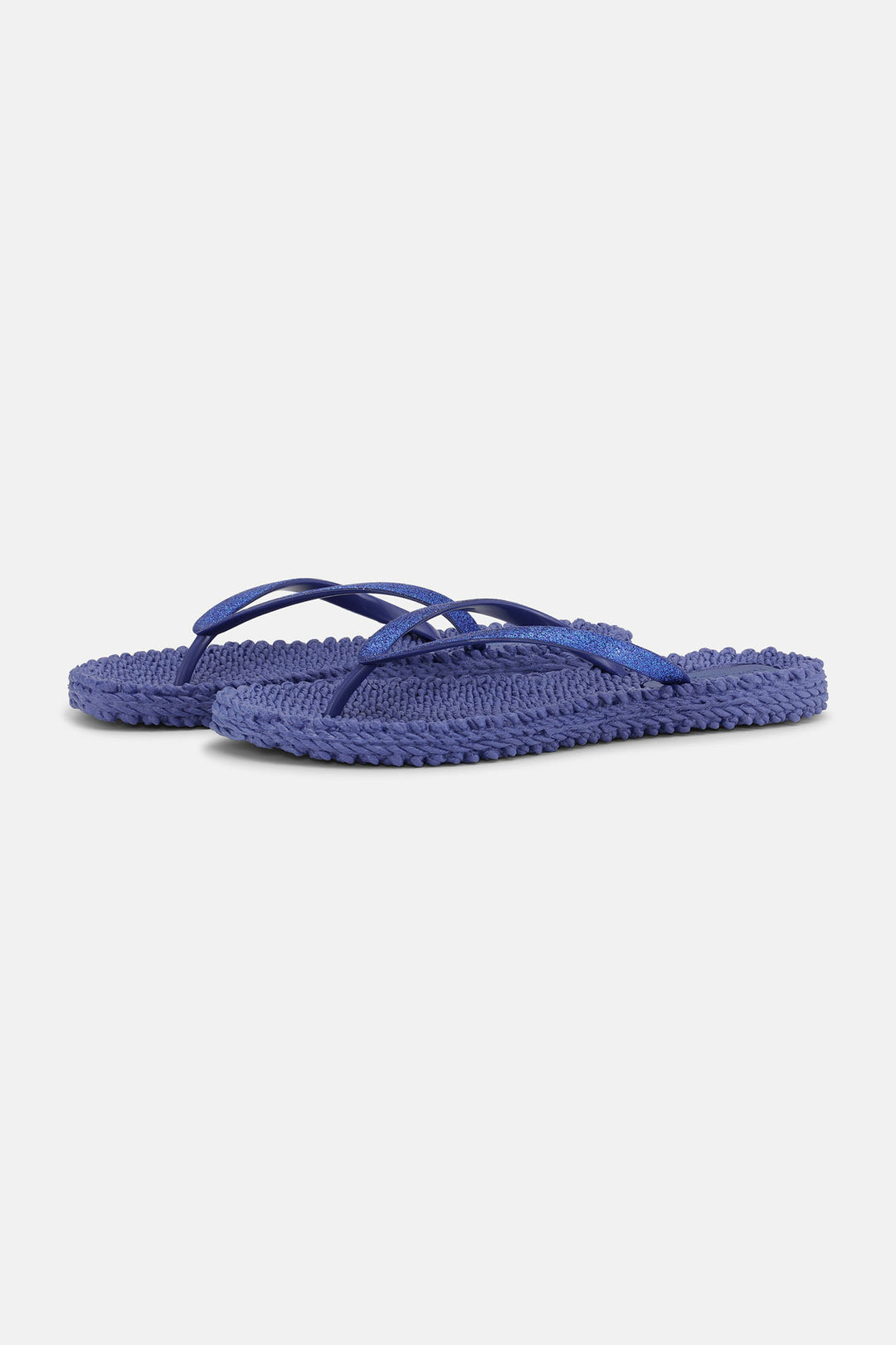 Ilse Jacobsen Cheerful 01 Flip Flop Sandal Blue Web Glitter 674 - Shirley Allum Boutique