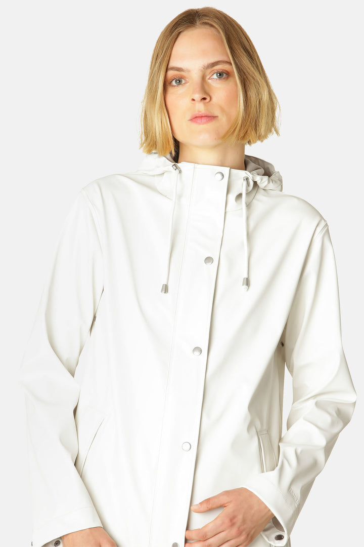 Ilse Jacobsen Rain Jacket Milk Creme Cream RAIN228FR 121 - Shirley Allum Boutique