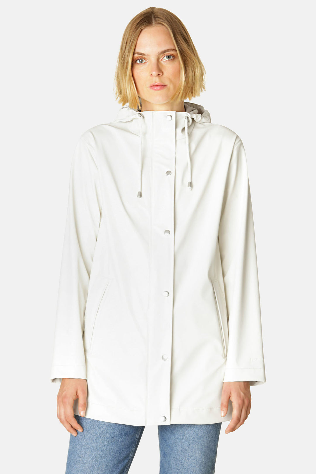 Ilse Jacobsen Rain Jacket Milk Creme Cream RAIN228FR 121 - Shirley Allum Boutique