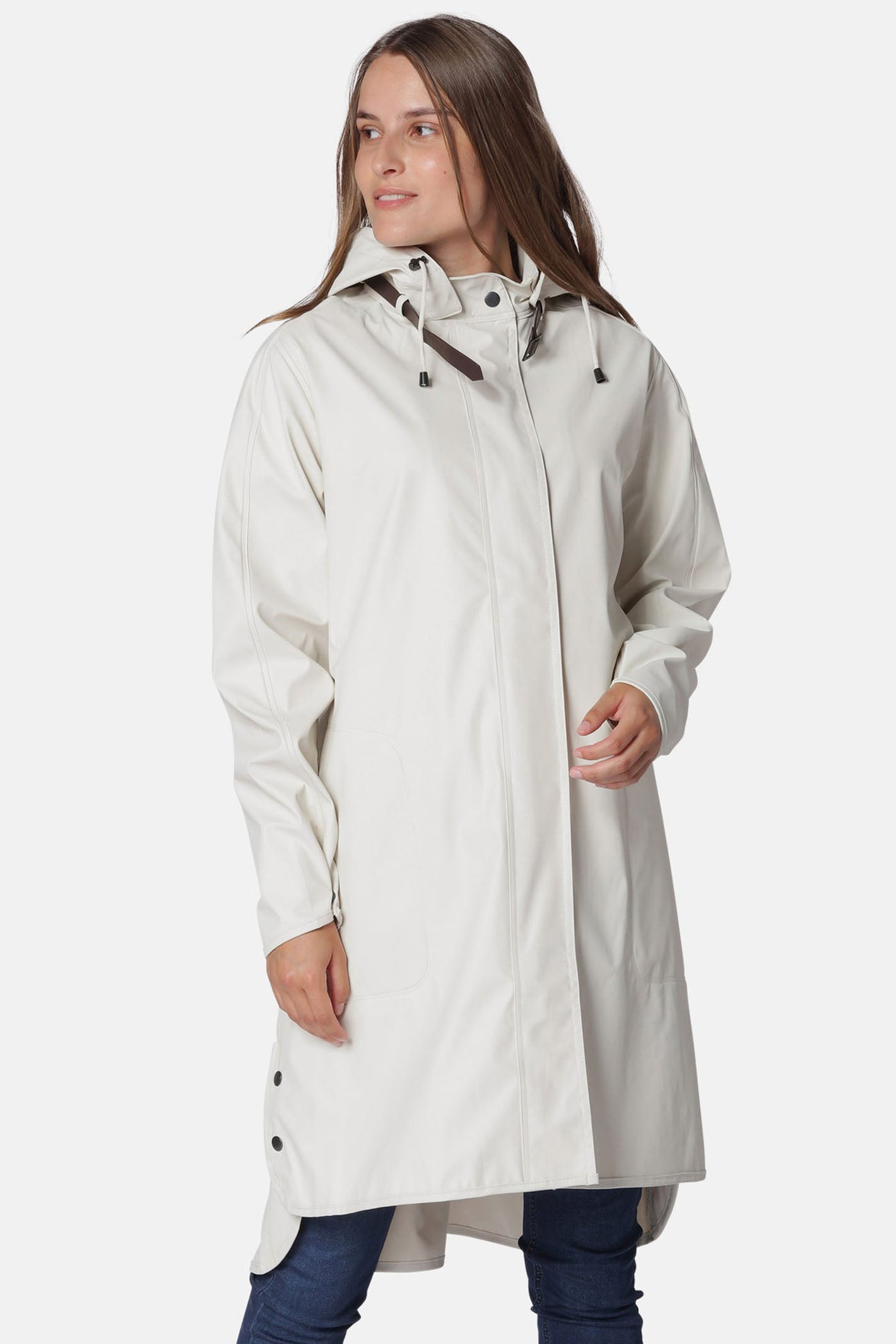 Cream hotsell raincoat womens