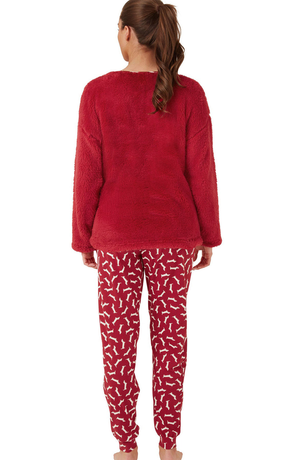 Indigo Sky Loungewear Set Red Dachshund IN42650 - Shirley Allum Boutique