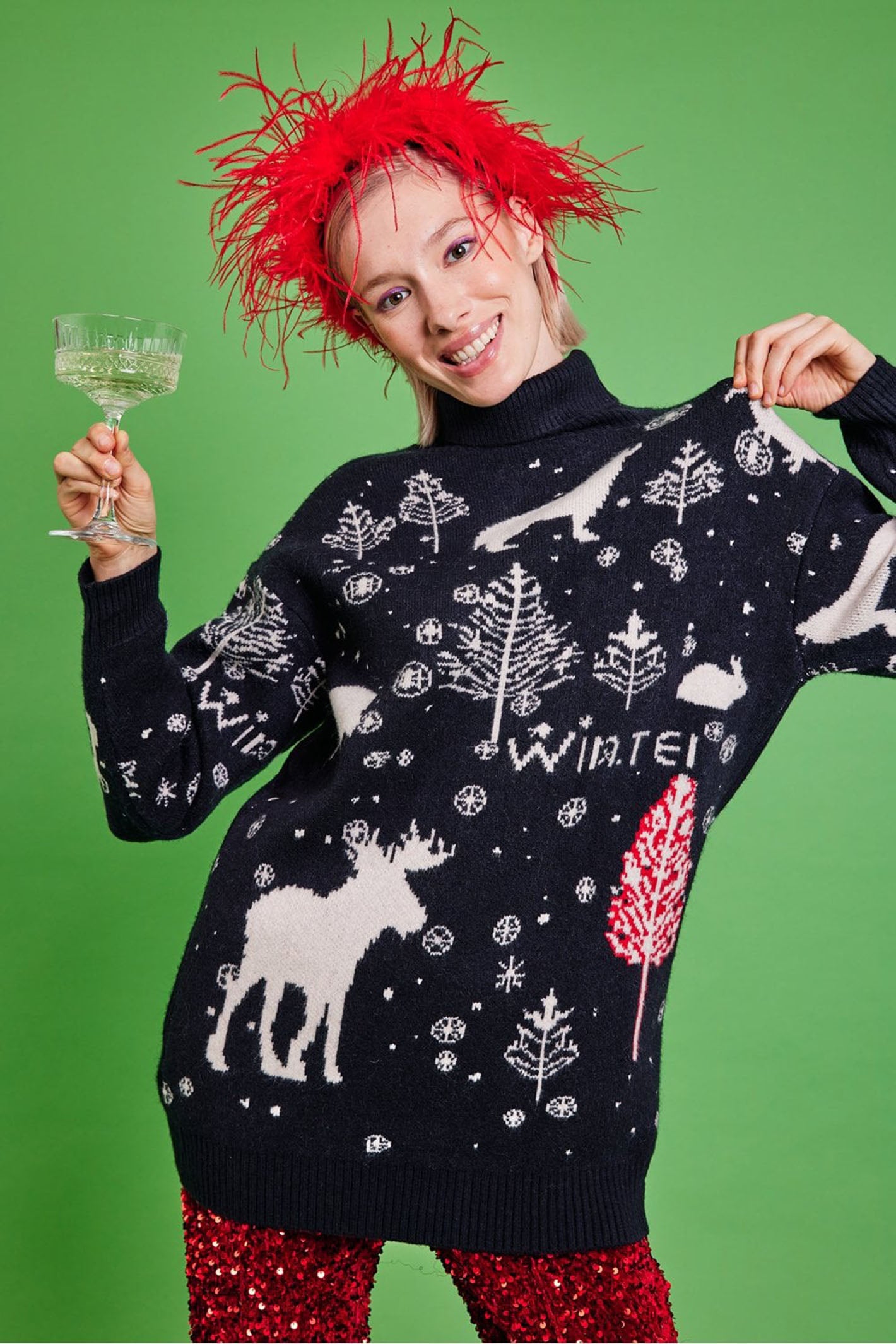 Punk on sale christmas jumper