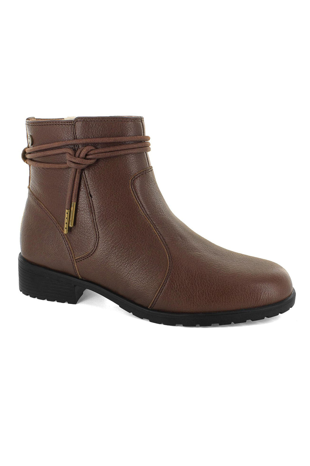 Strive Lambeth Boots Chocolate Brown Leather - Shirley Allum Boutique