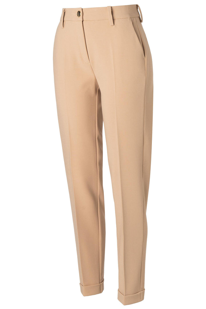 Mac Trousers Chino Golden Terra Beige Bistretch Turn Up 3414-00-0138 257 - Shirley Allum Boutique