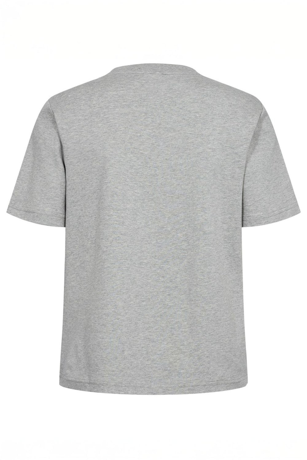 Numph T-Shirt Nufira Medium Grey Melange 705367 0517 - Shirley Allum Boutique