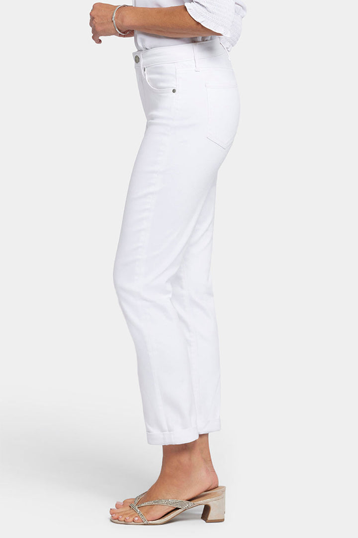 NYDJ Jeans Margot Girlfriend Optic White MFOS8215 585 - Shirley Allum Boutique