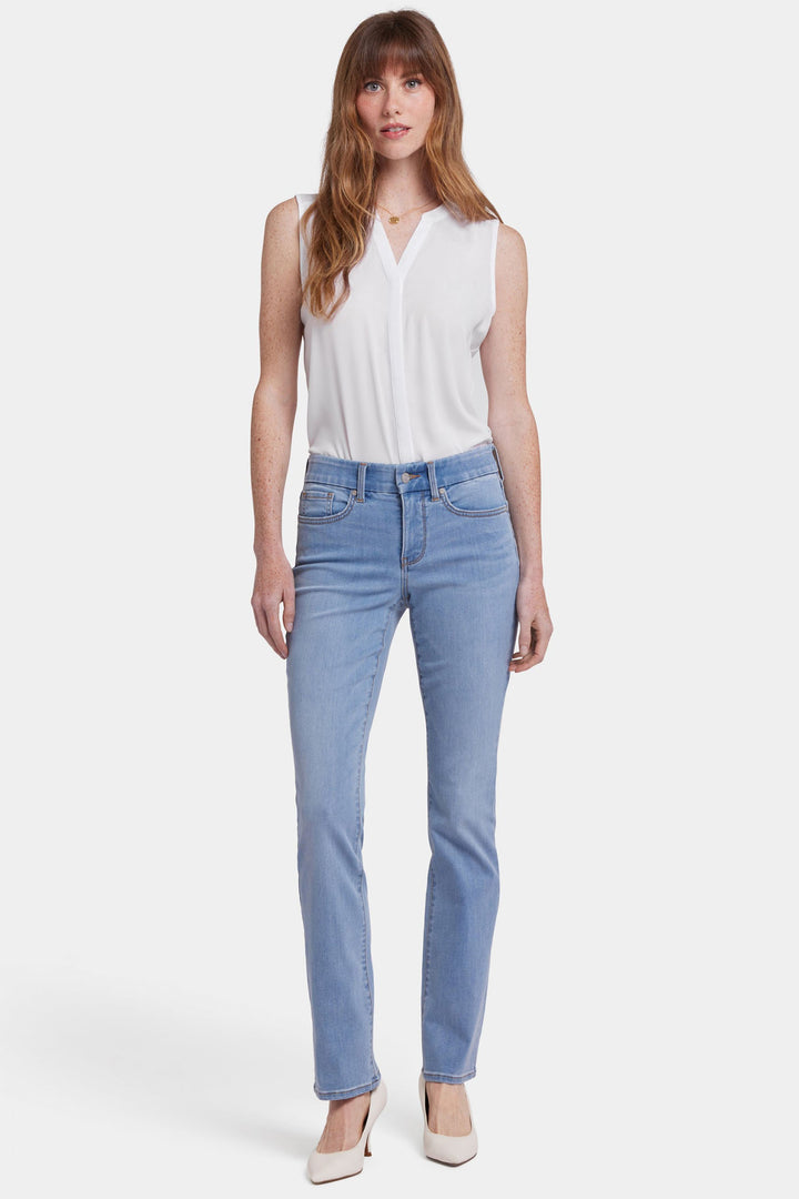 NYDJ Jeans Waist Match Marilyn Straight Santiago Sea MSHDMS8573 2024504 - Shirley Allum Boutique