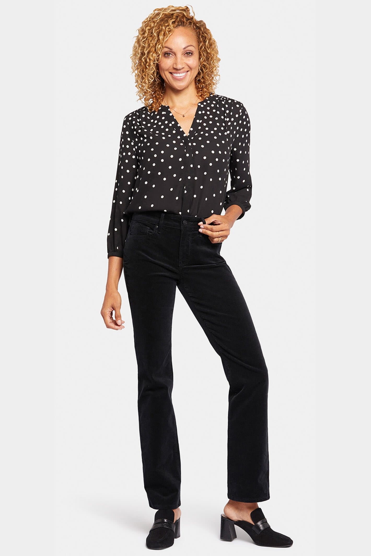 Nydj marilyn best sale black jeans