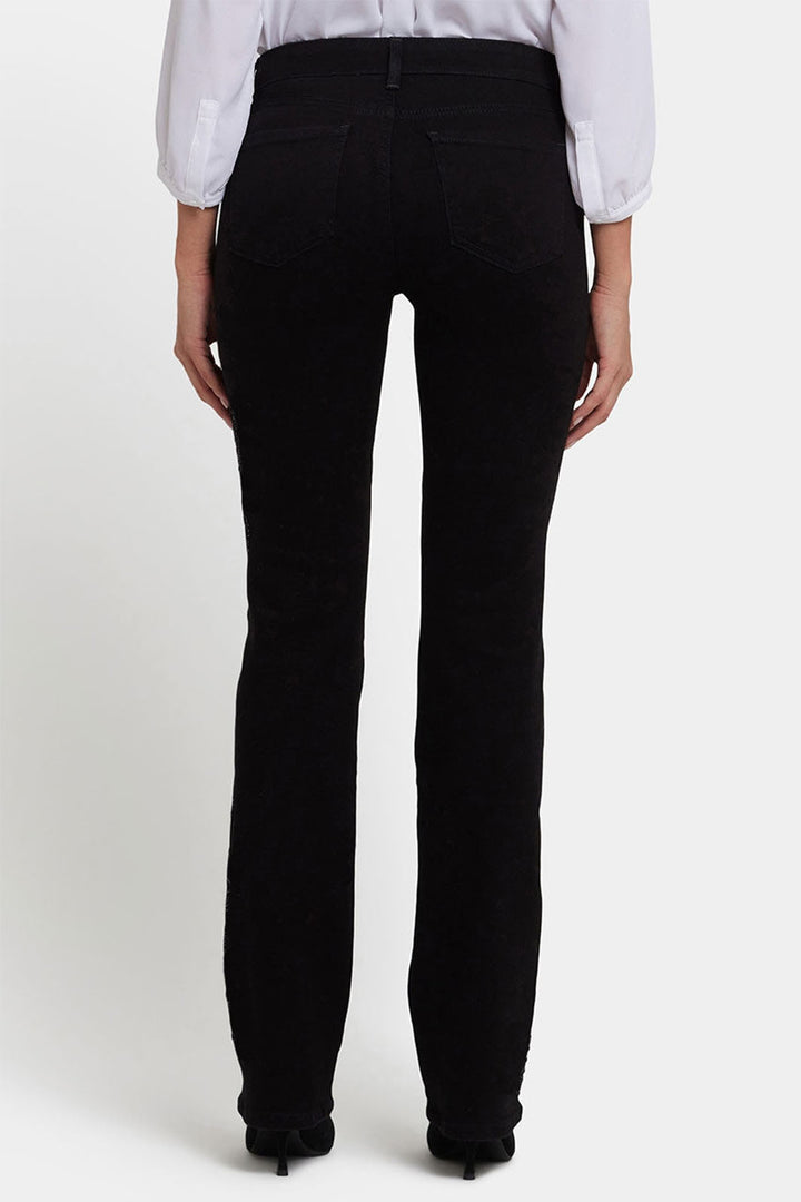 NYDJ Marilyn Straight Black Jeans MNBBMS8517 - Shirley Allum Boutique