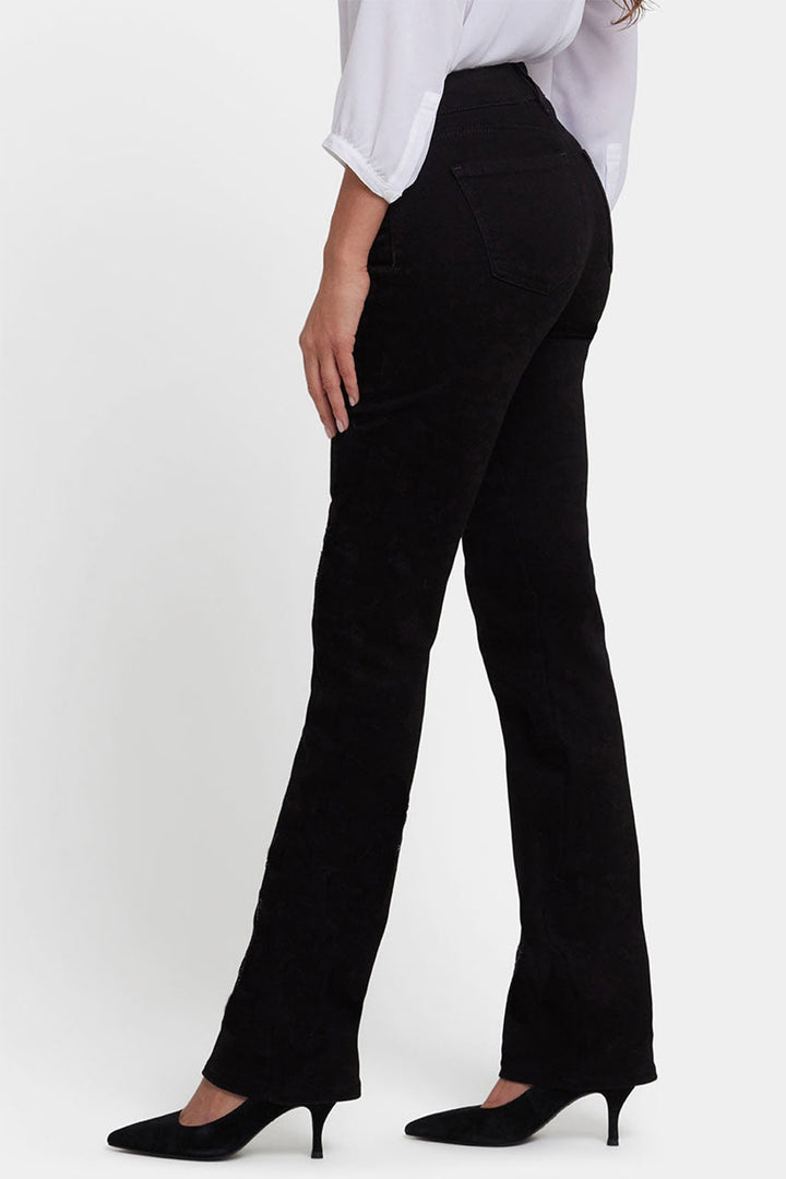 NYDJ Marilyn Straight Black Jeans MNBBMS8517 - Shirley Allum Boutique