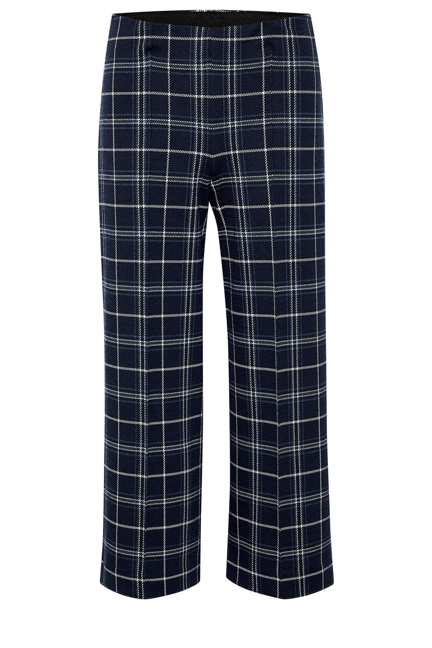 Checkered on sale cropped trousers