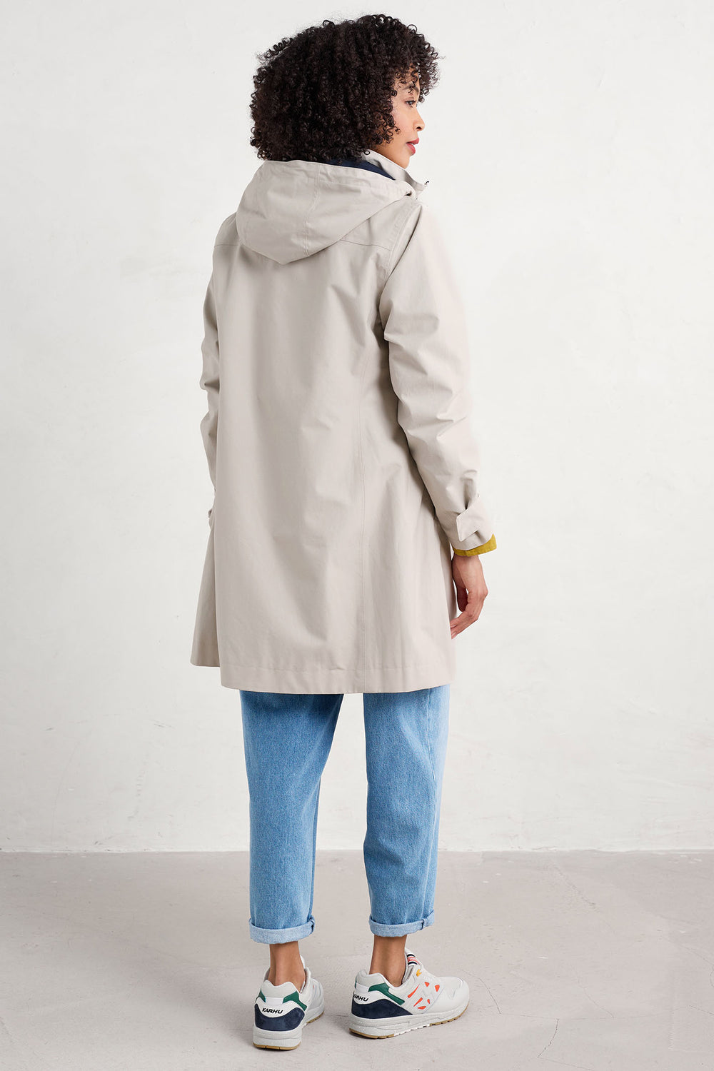 Seasalt Coverack Waterproof Coat II Regular Driftwood Stone RN33228R - Shirley Allum Boutique